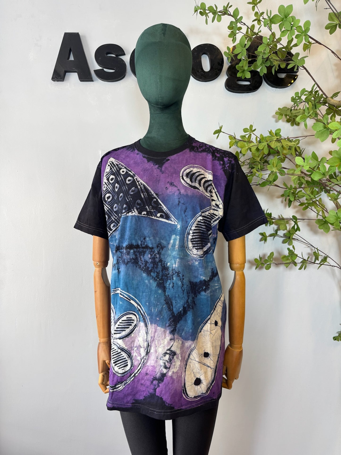 Mystic White Batik T-shirt