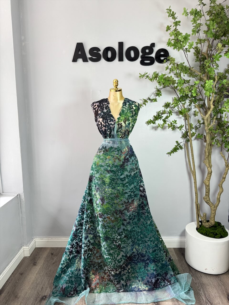 Adire Lace in Green