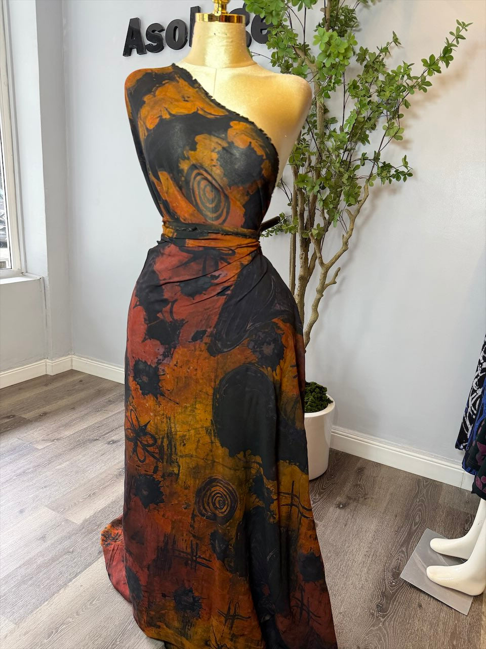 Soft Tes Adire Chiffon