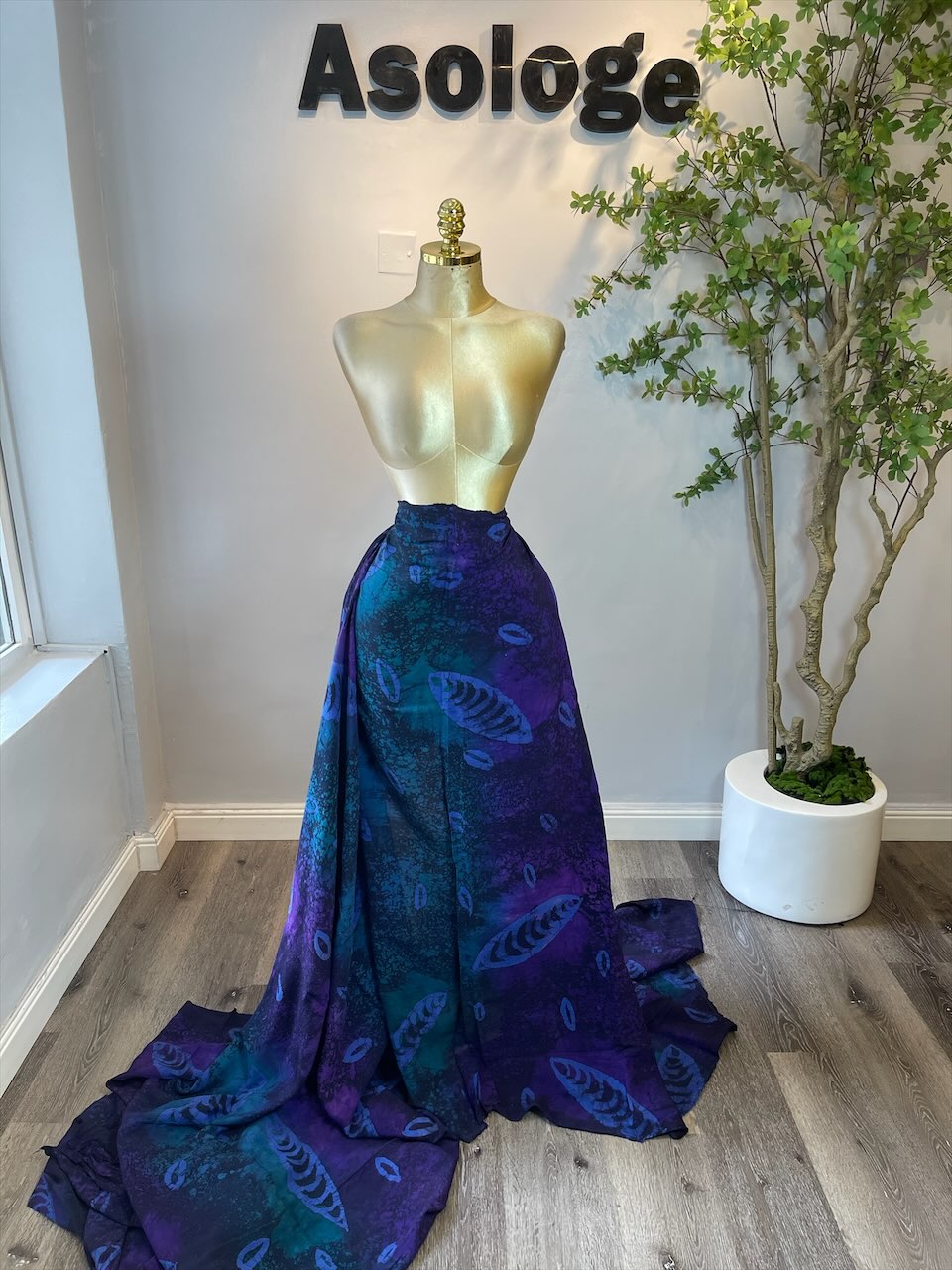 Royal Purple Chiffon