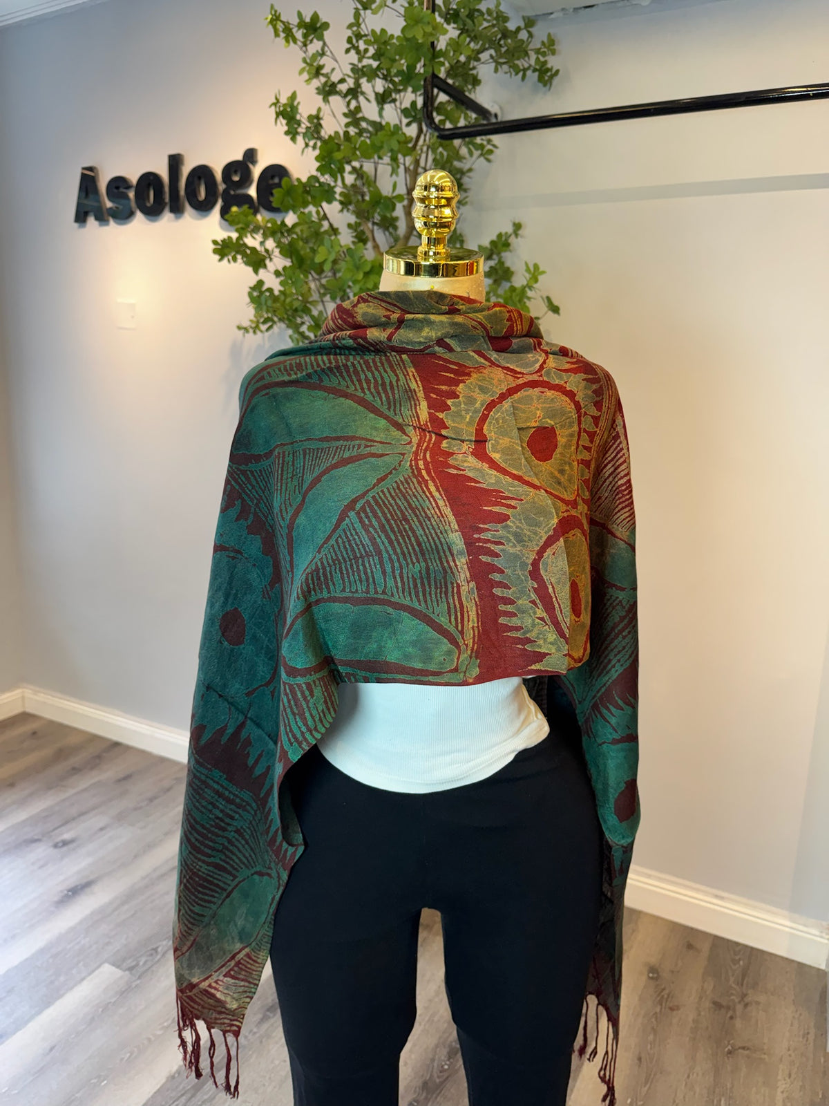 Adire scarf SC 0021