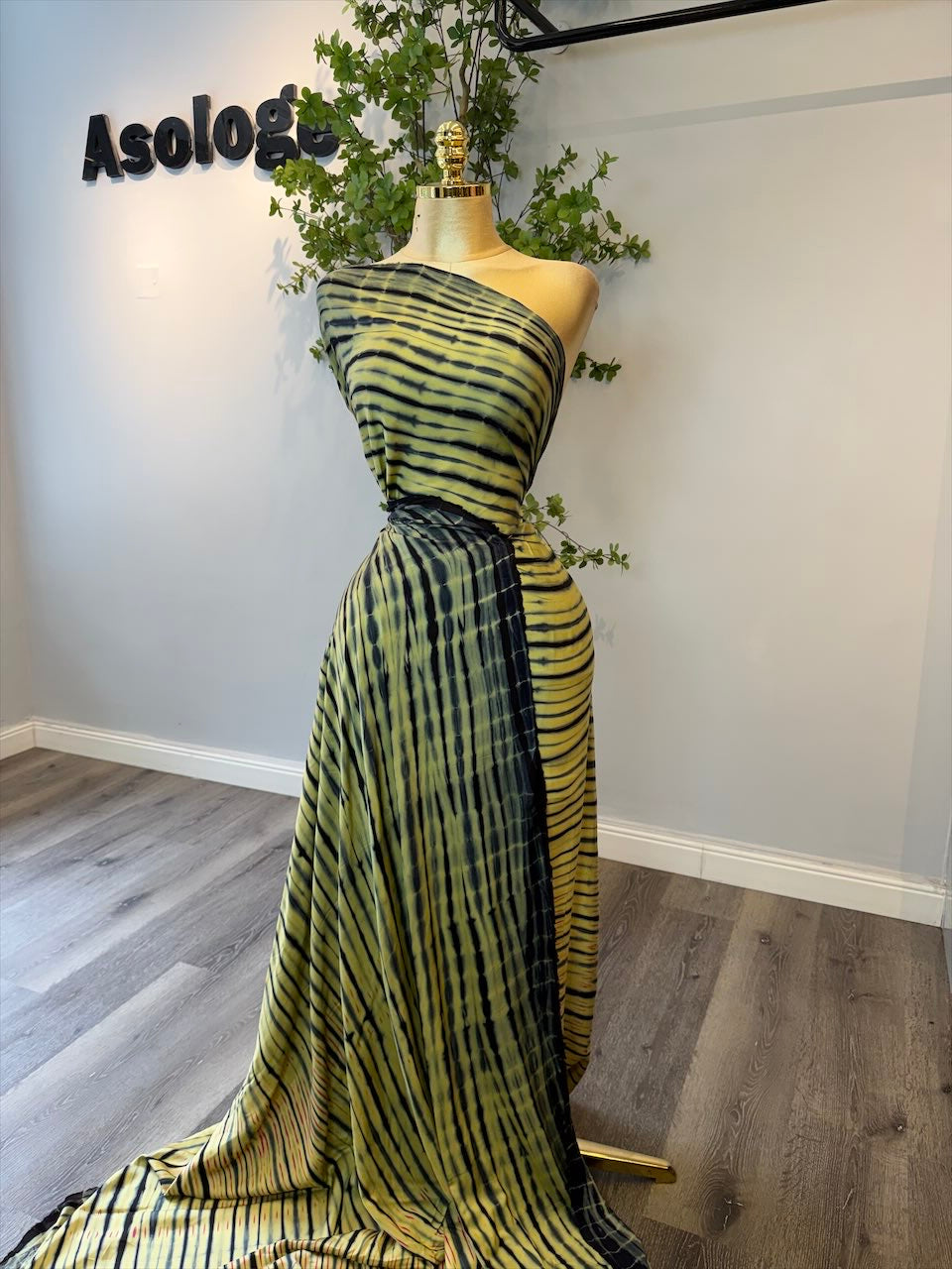 Mix wave Adire Silk