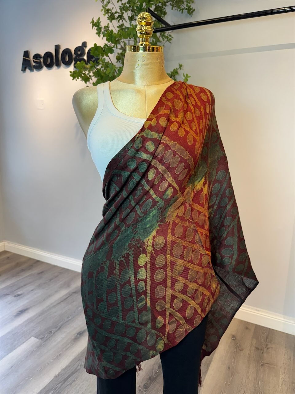 Adire scarf SC 0021
