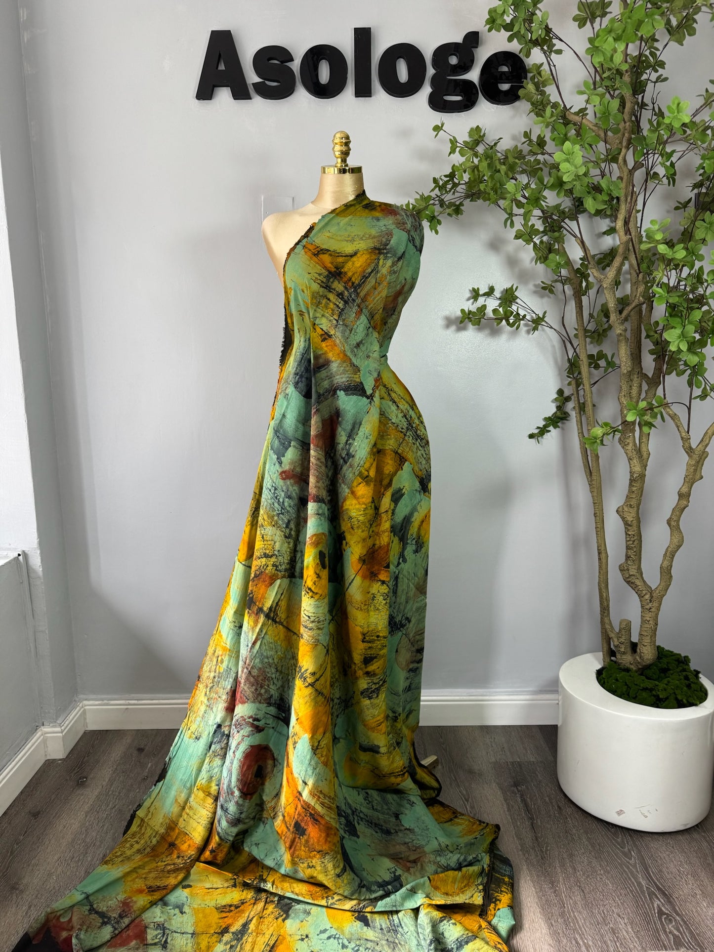 Handmade Marble color Adire