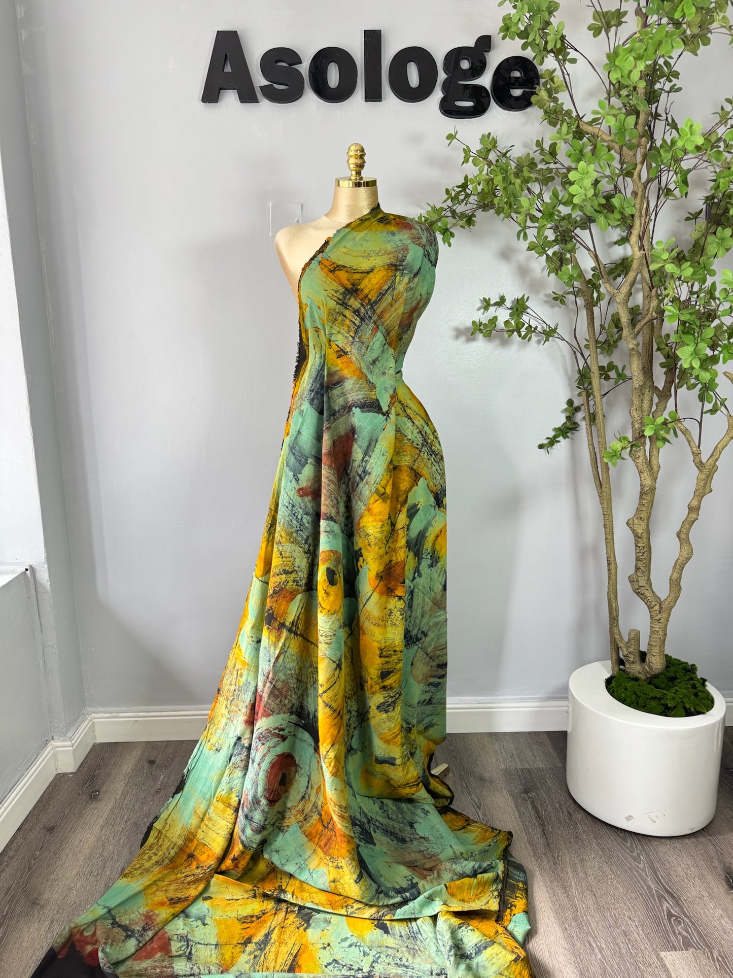 Handmade Marble color Adire