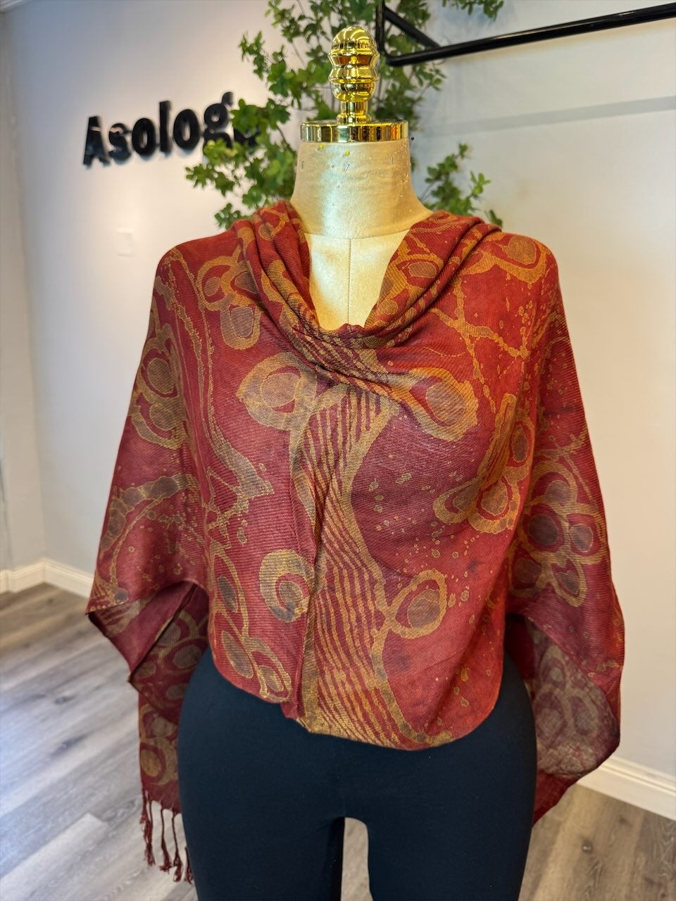 Mix Dotted Batik Scarf