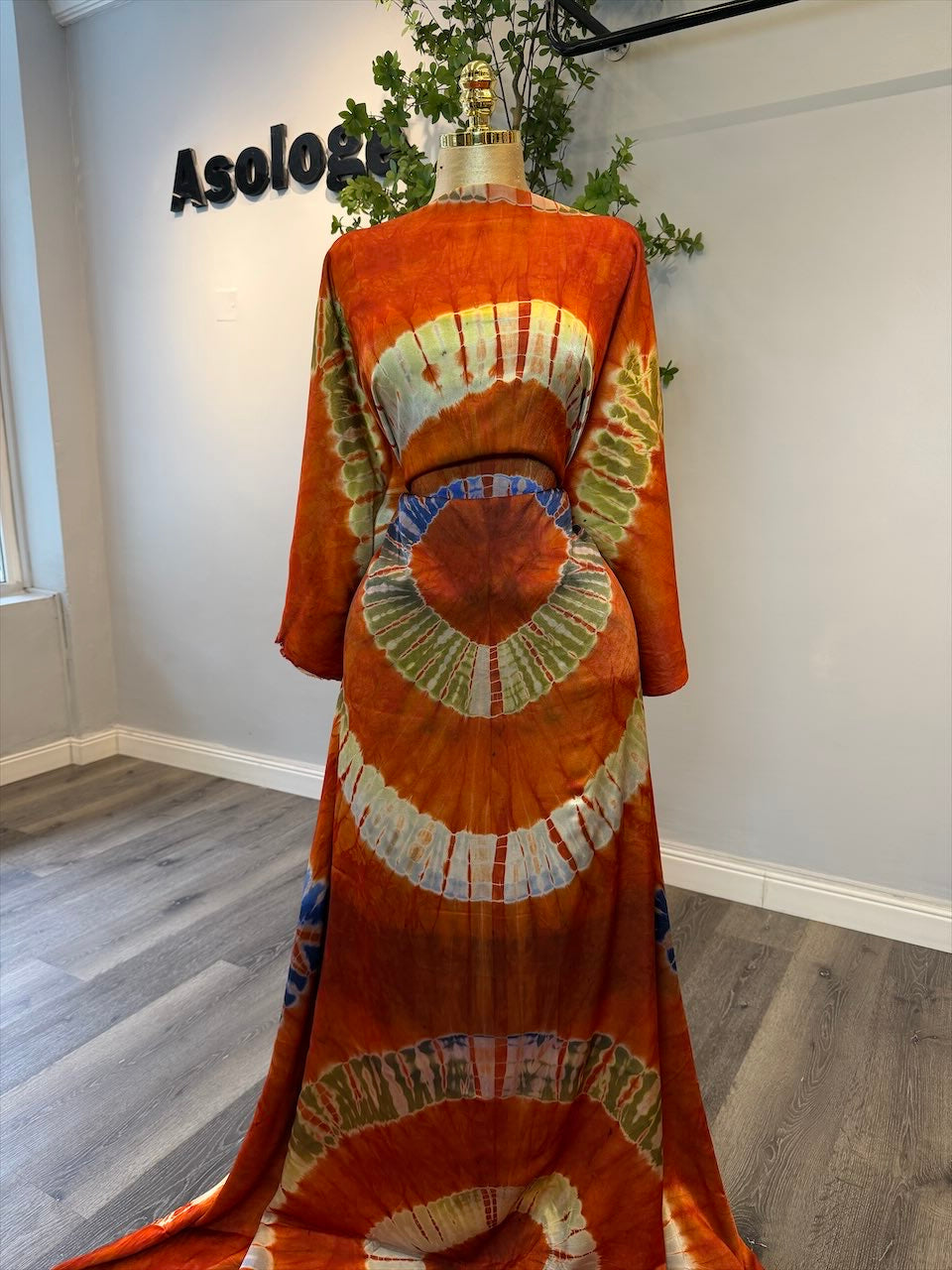 Rainbow Lux Adire Silk