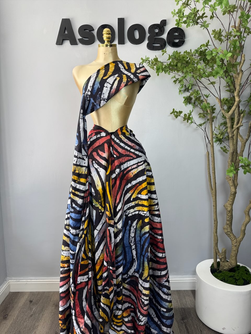 Adire Brocade Layers