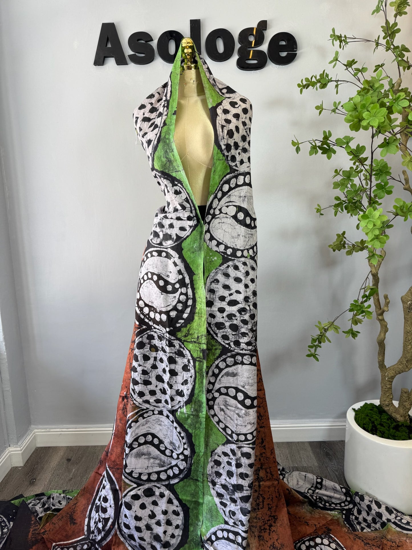 Adire soft brocade Olade