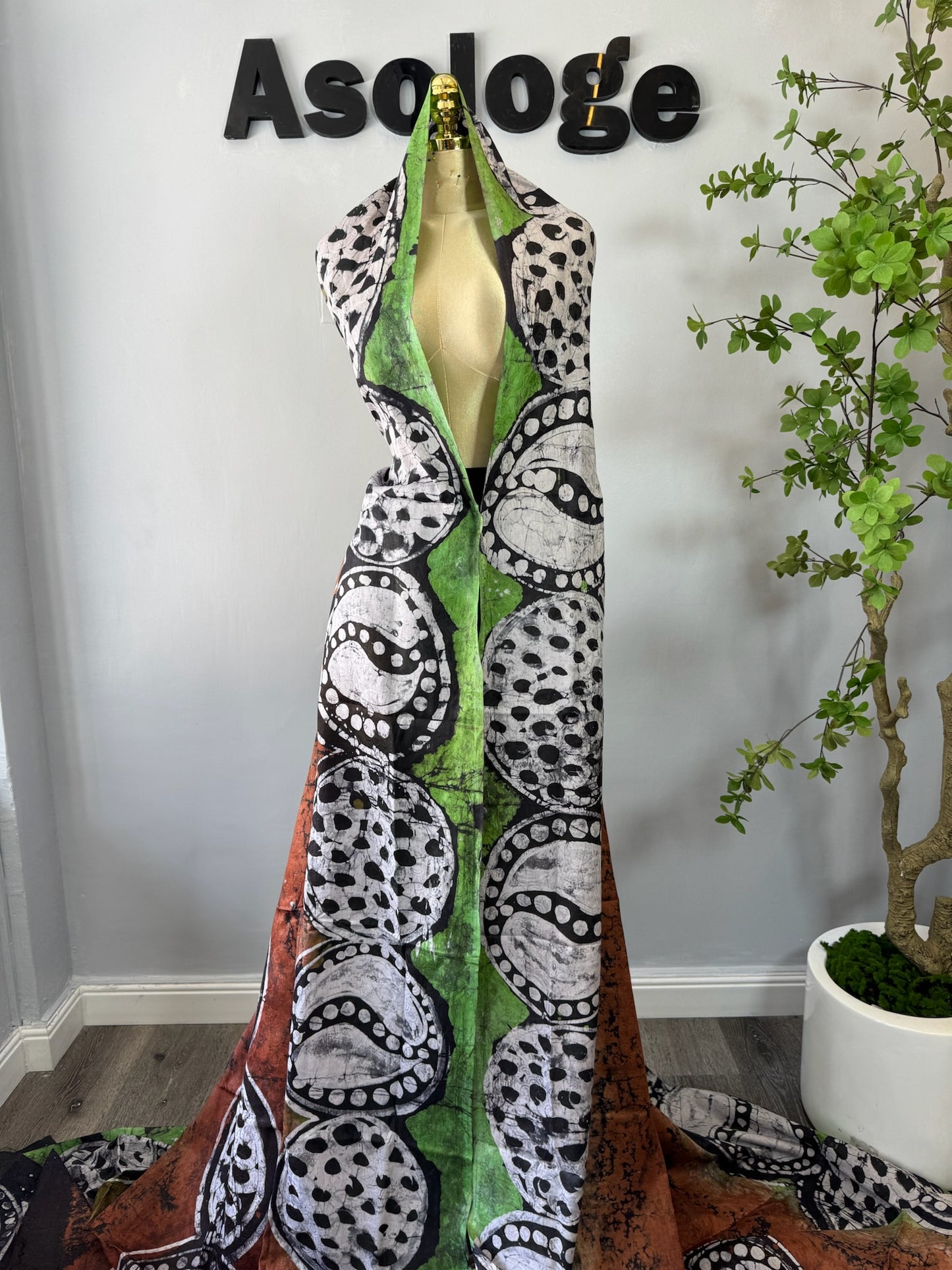 Adire soft brocade Olade