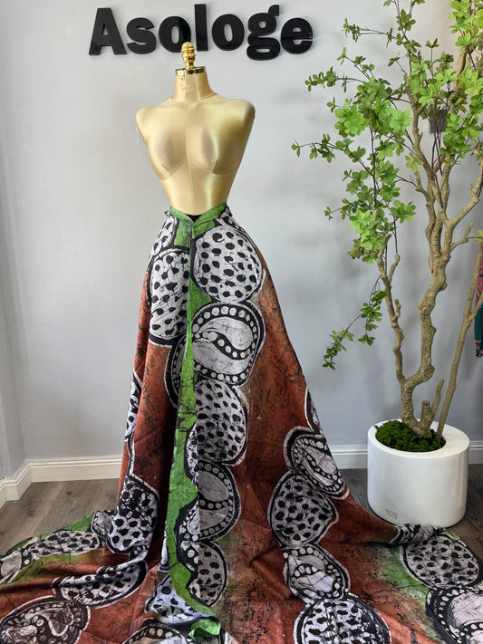 Adire soft brocade Olade