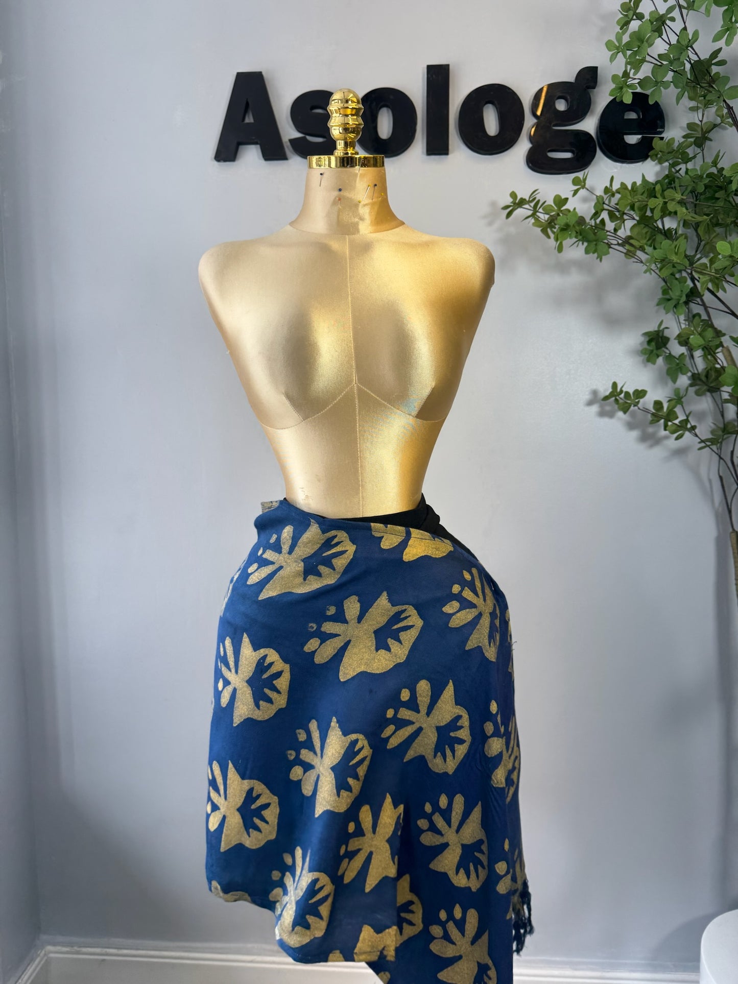Adire scarf Aje