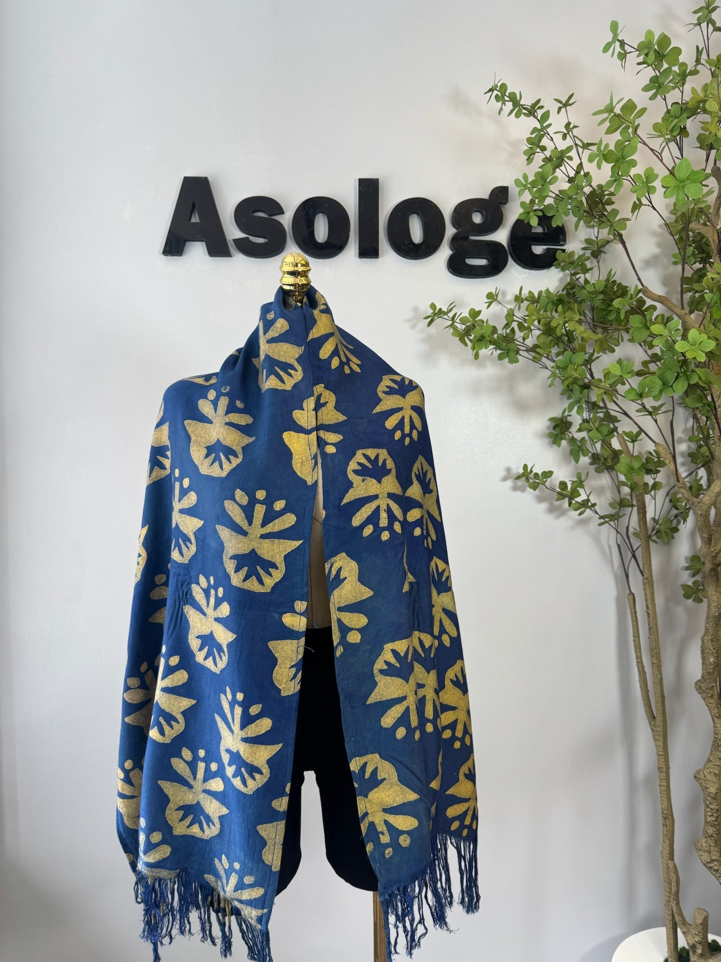 Adire scarf Aje