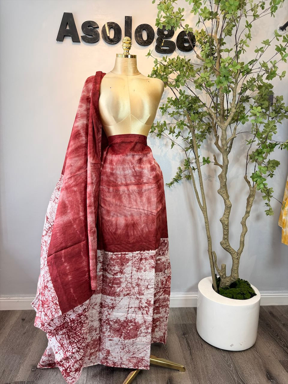 Mix-Match Soft Adire brocade