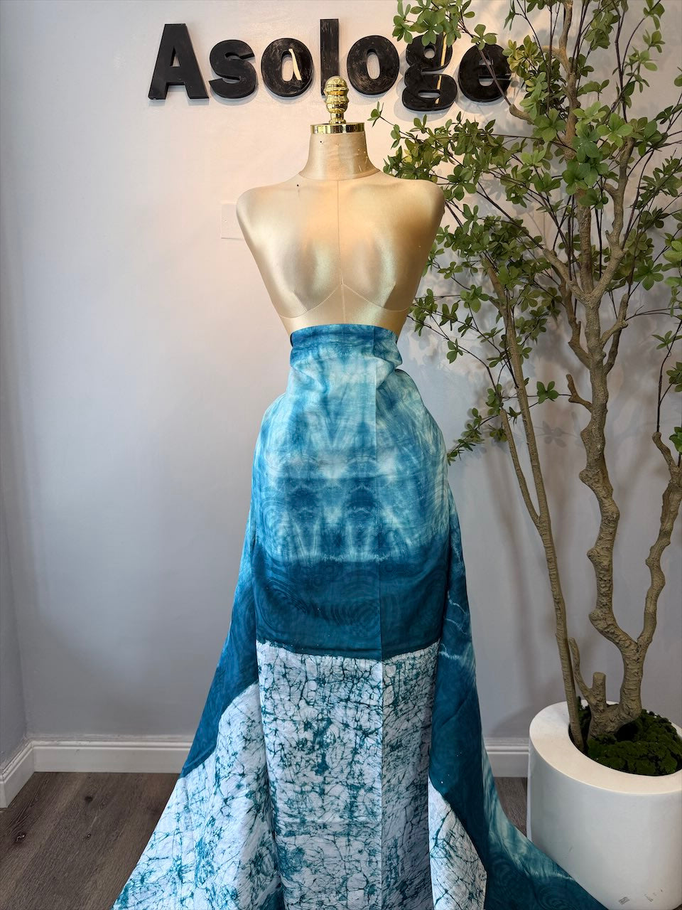Mix-Match Soft Adire brocade