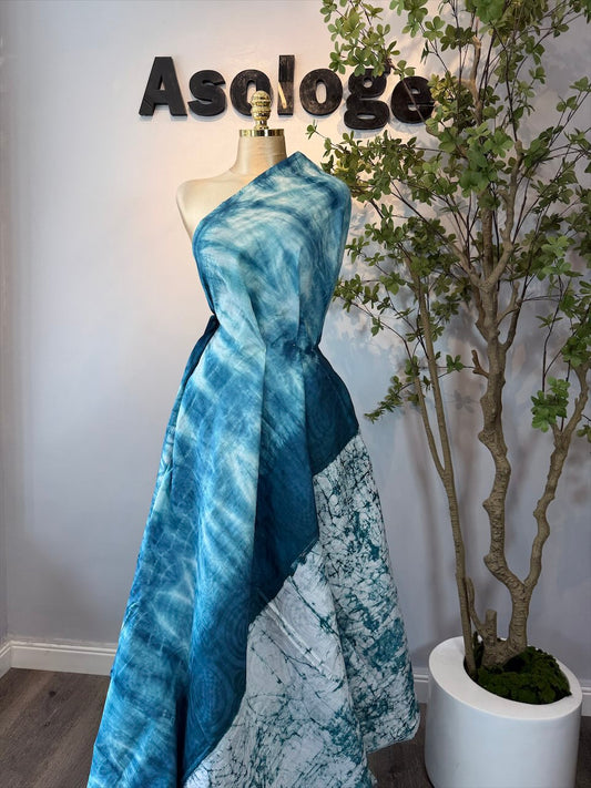 Mix-Match Soft Adire brocade
