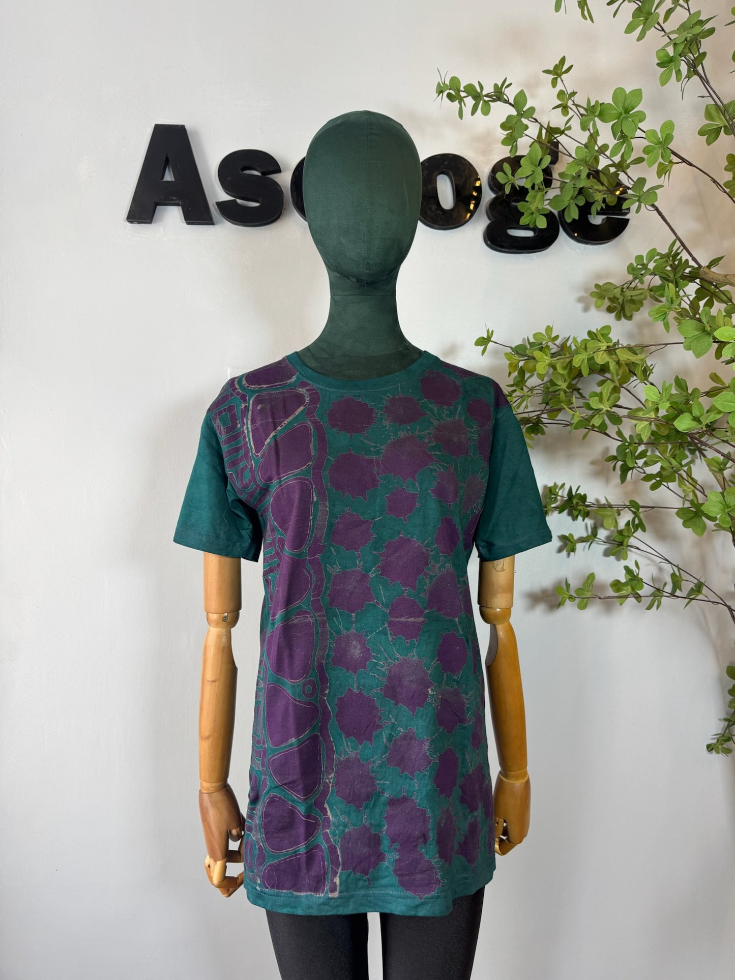 Purple Peebles Batik T-shirt