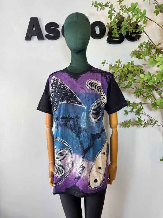 Mystic White Batik T-shirt