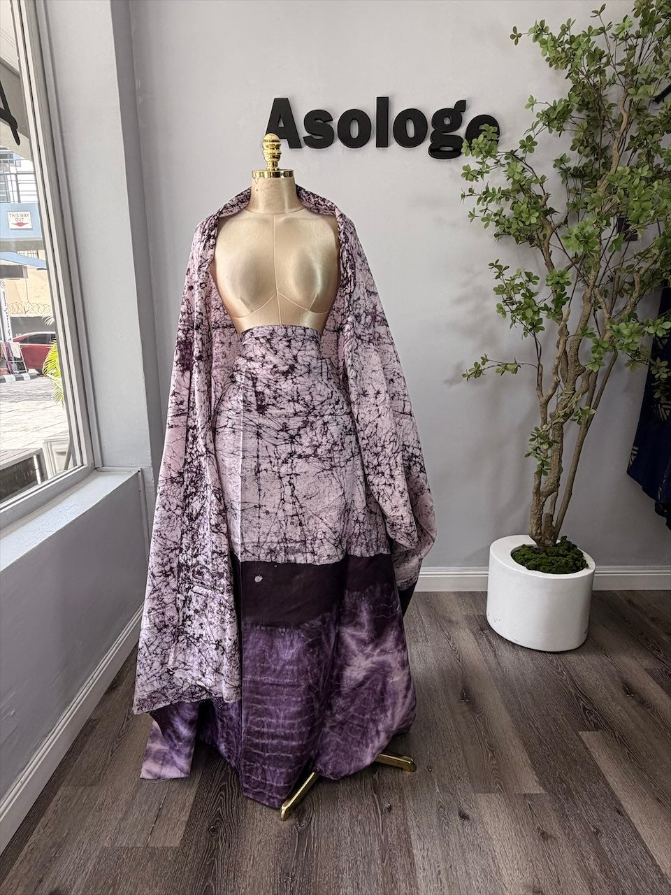 Mix-Match Soft Adire brocade
