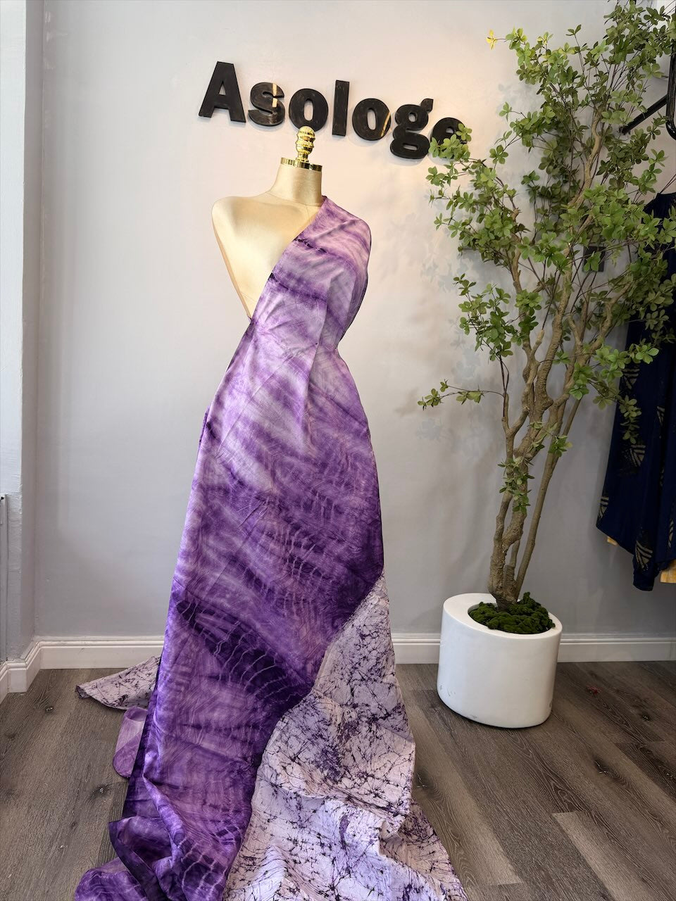Mix-Match Soft Adire brocade