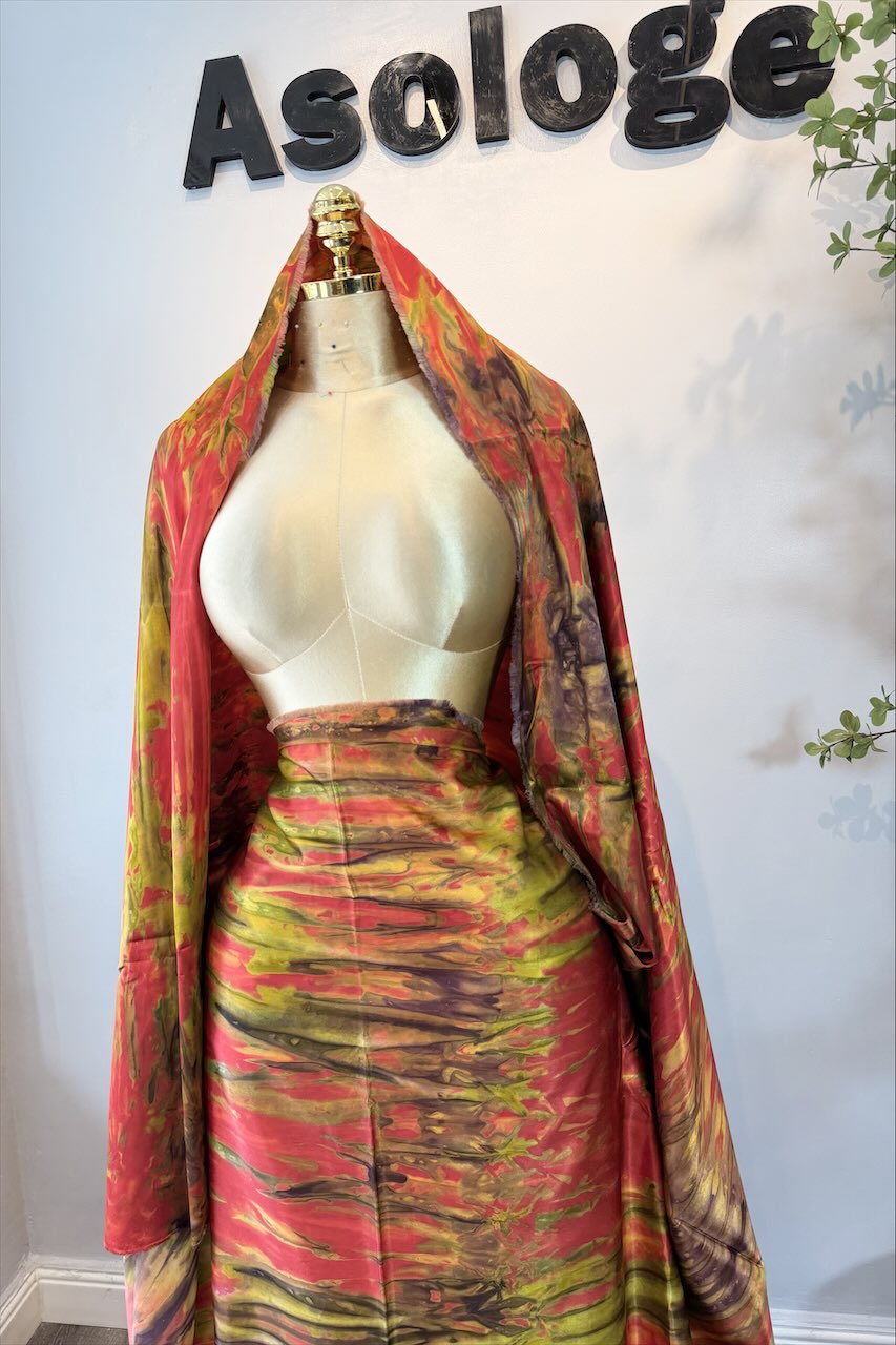 Rainbow Lux Adire Silk
