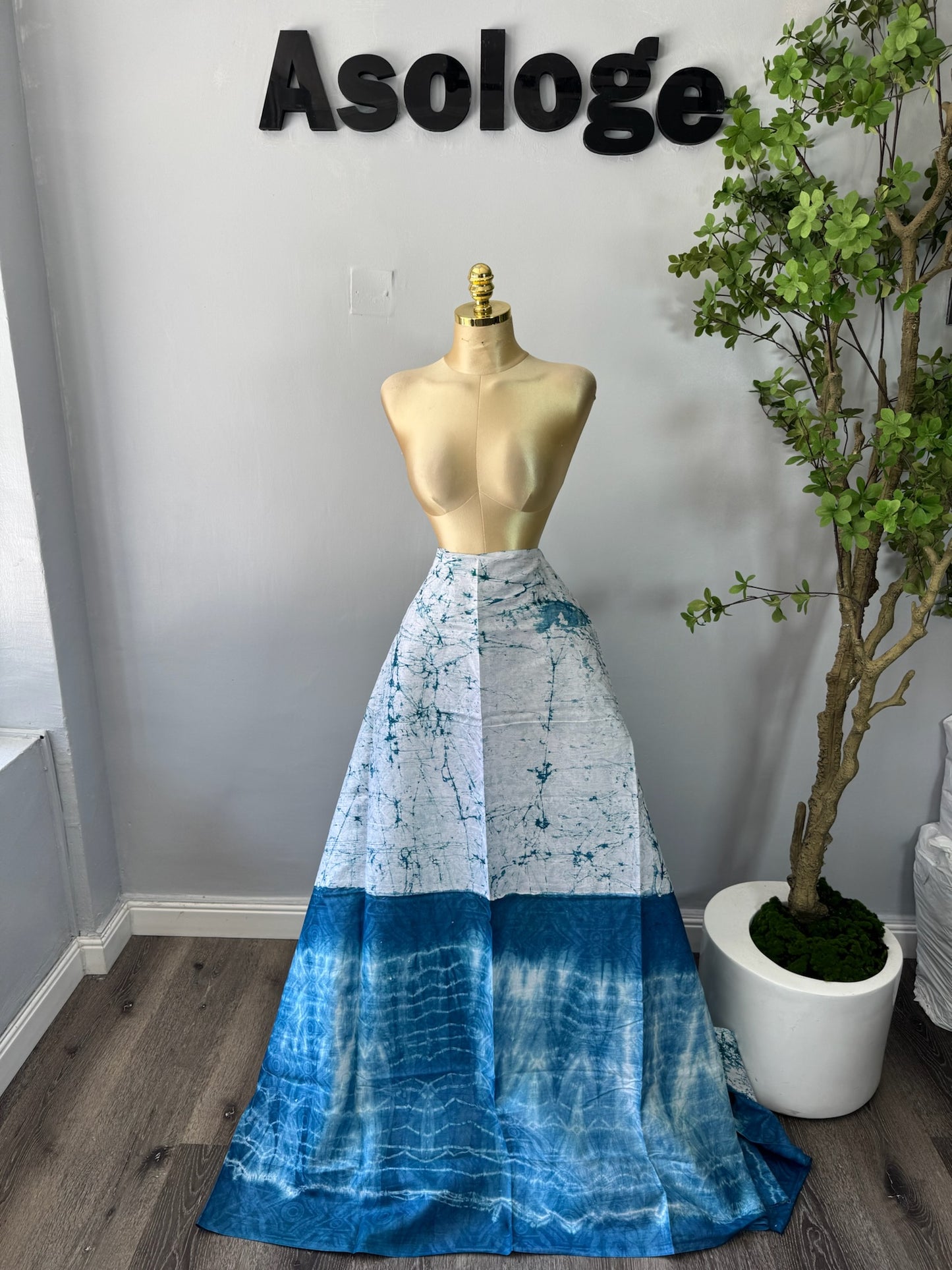 Mix-Match Soft Adire brocade