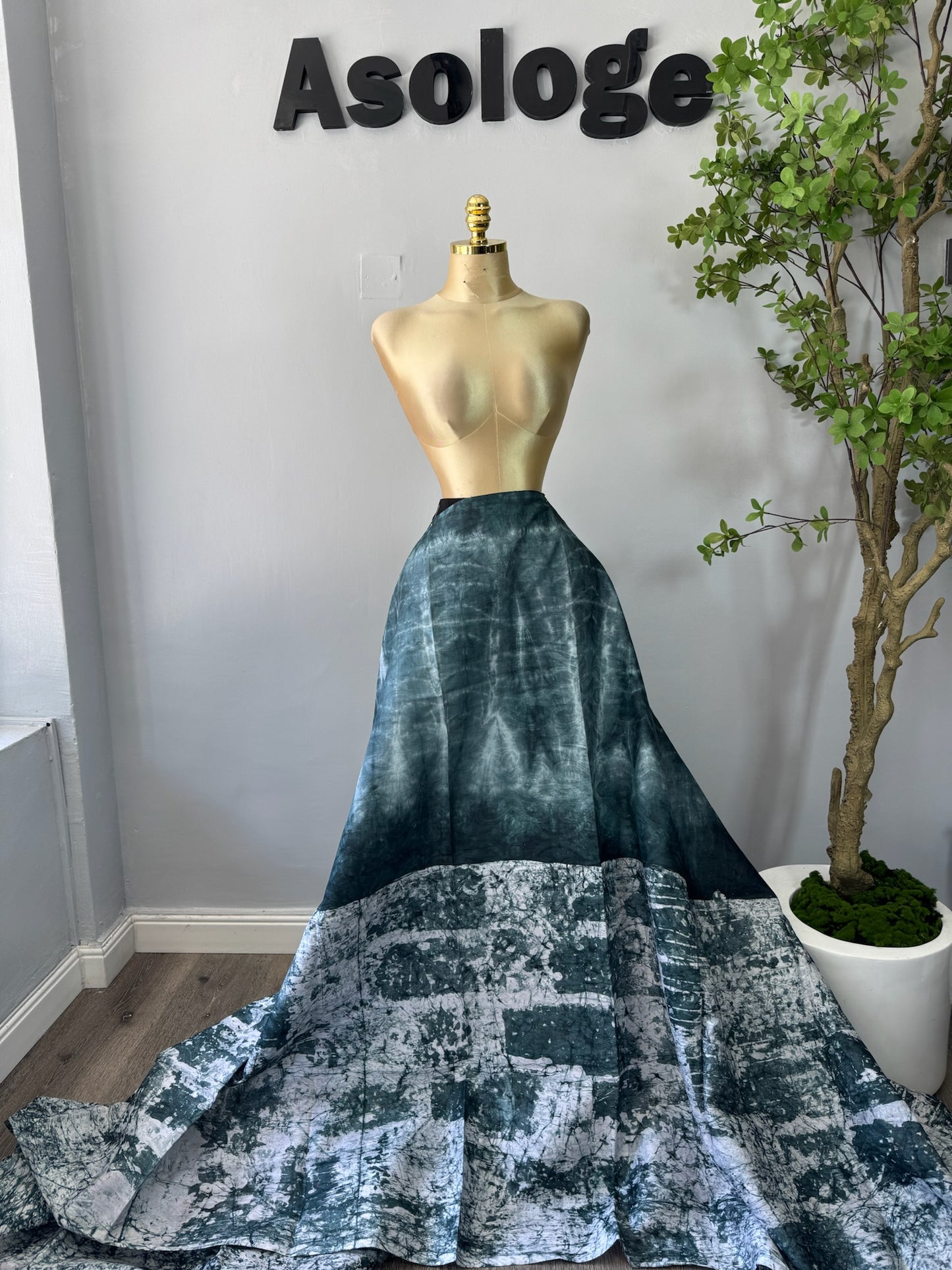Mix-Match Soft Adire brocade