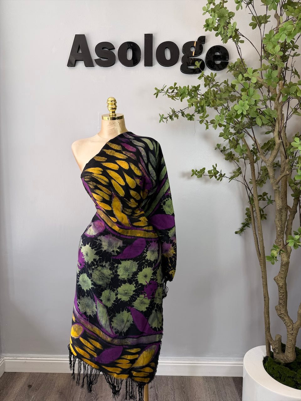 Adire Body Shawl pop