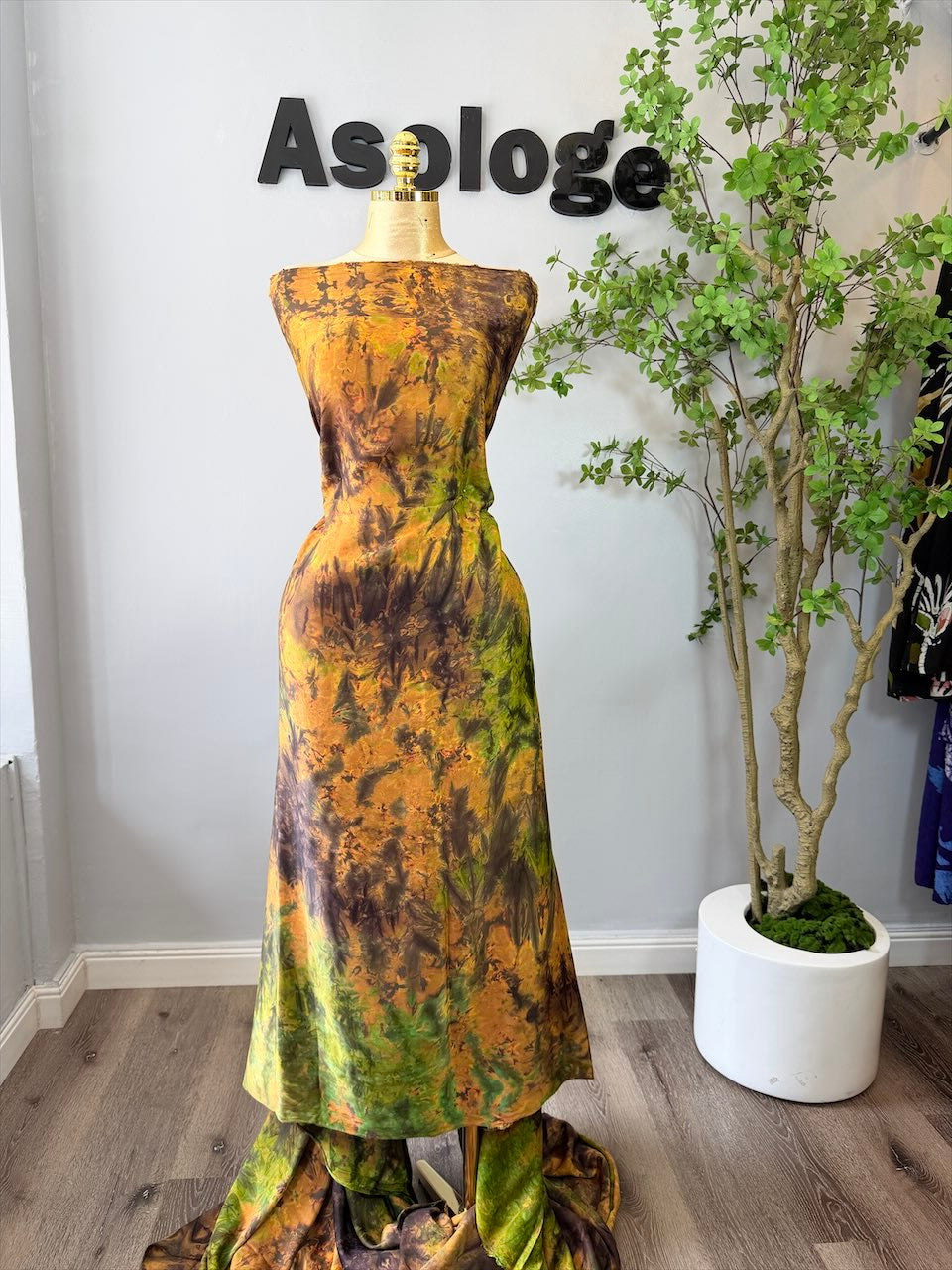 Rainbow Mix Adire Silk
