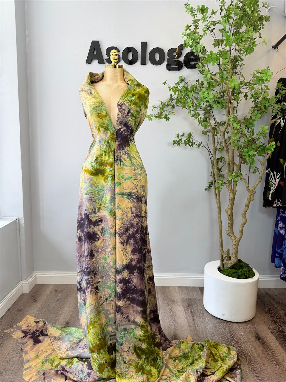 Rainbow Mix Adire Silk