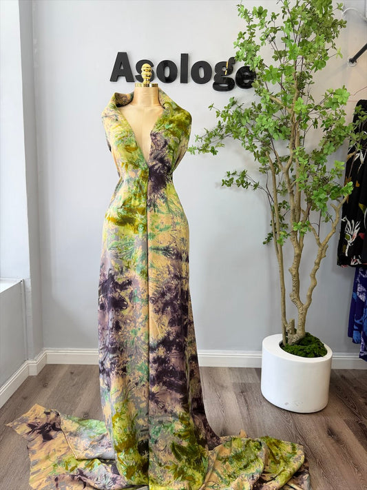 Rainbow Mix Adire Silk