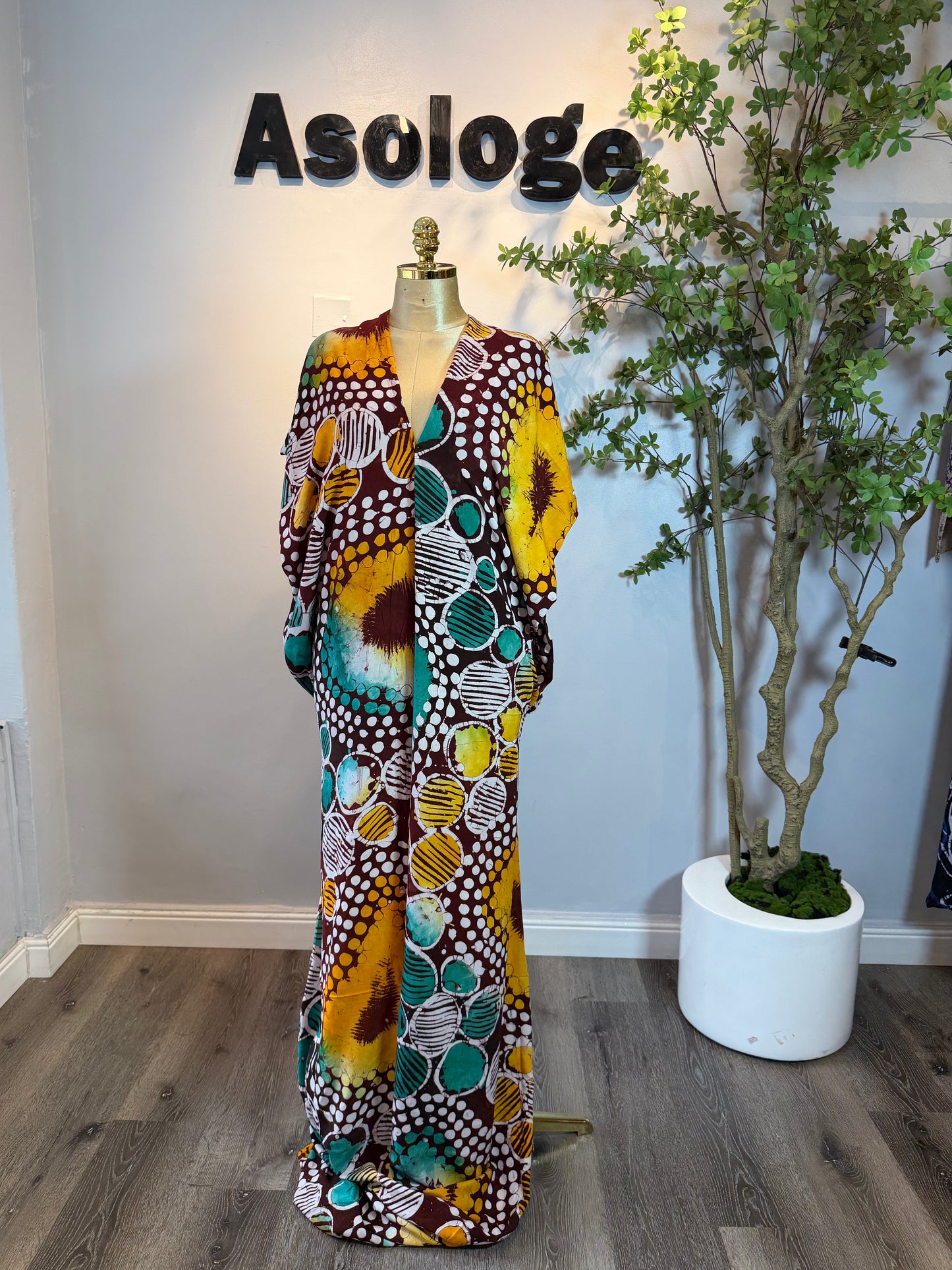 Bright Peeble Adire Cotton