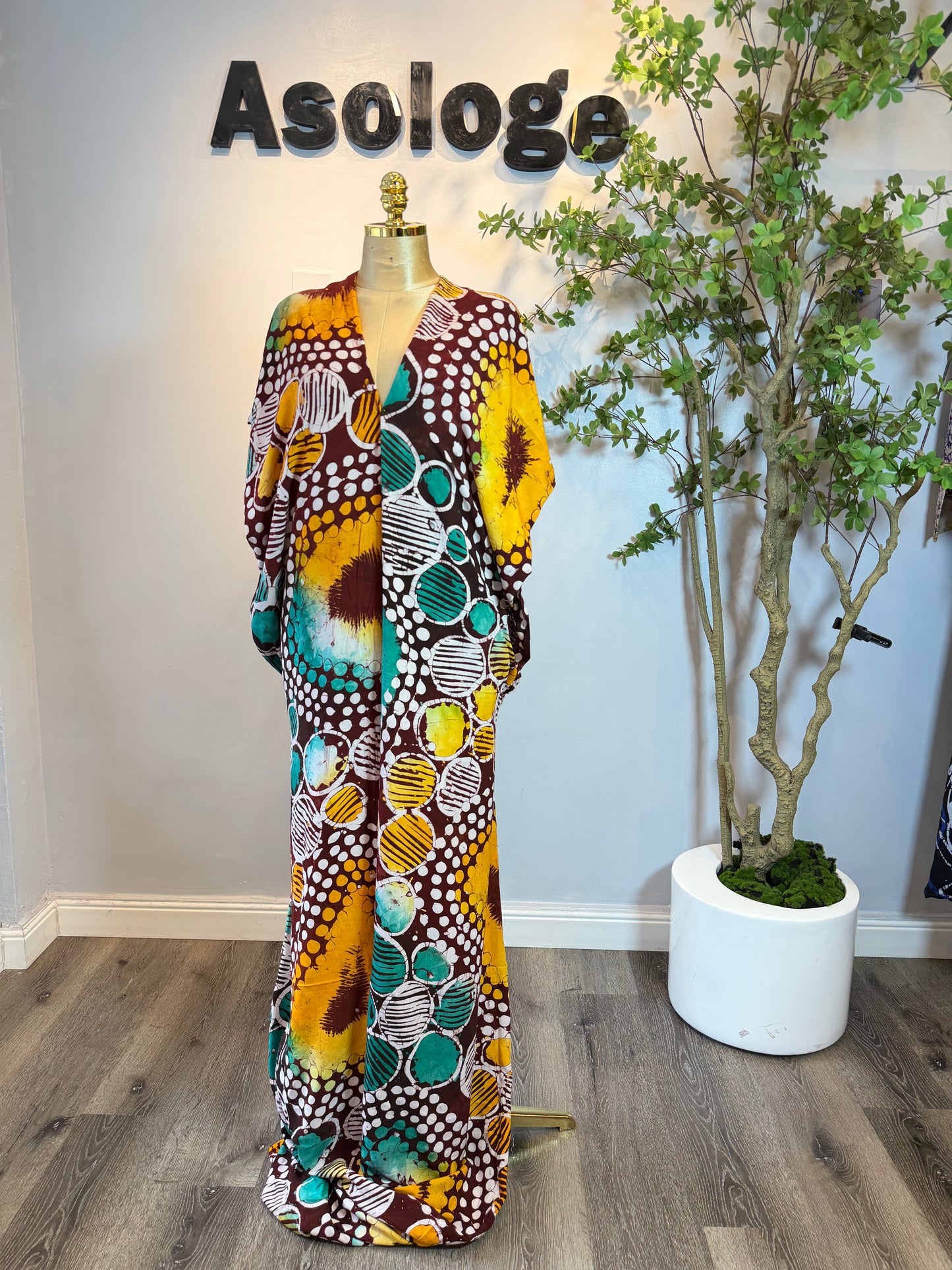 Bright Peeble Adire Cotton