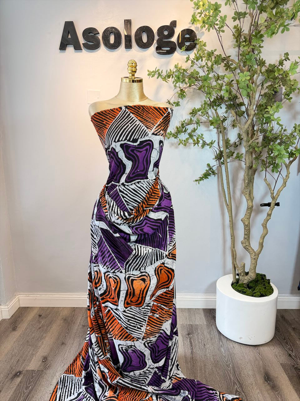 Lines Adire cotton