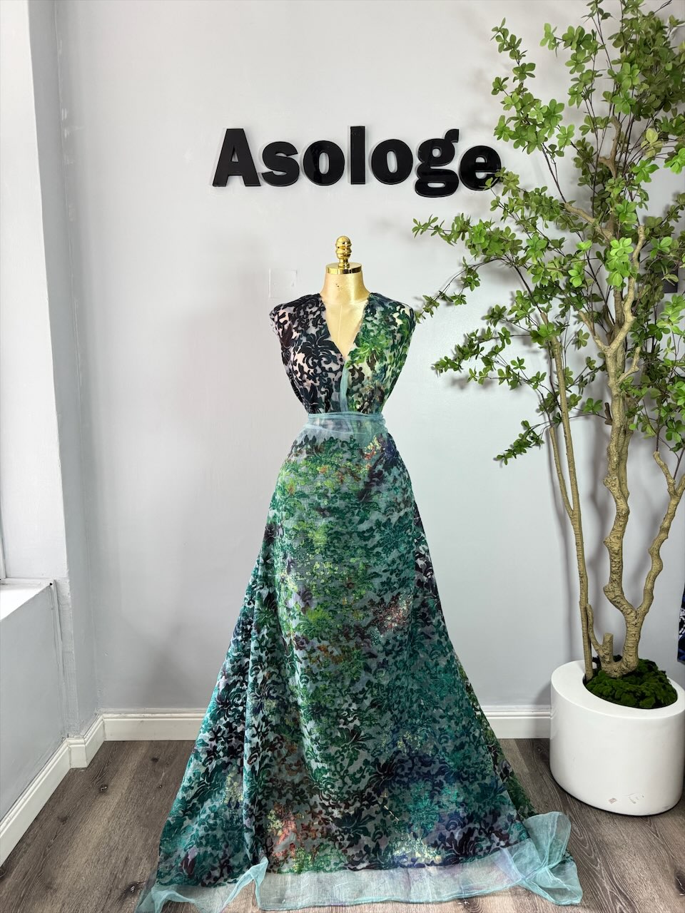 Adire Lace in Green