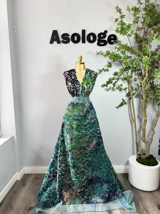 Adire Lace in Green