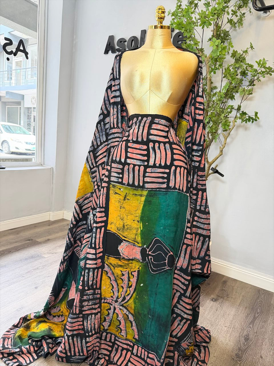 Owuro In Adire Crepe