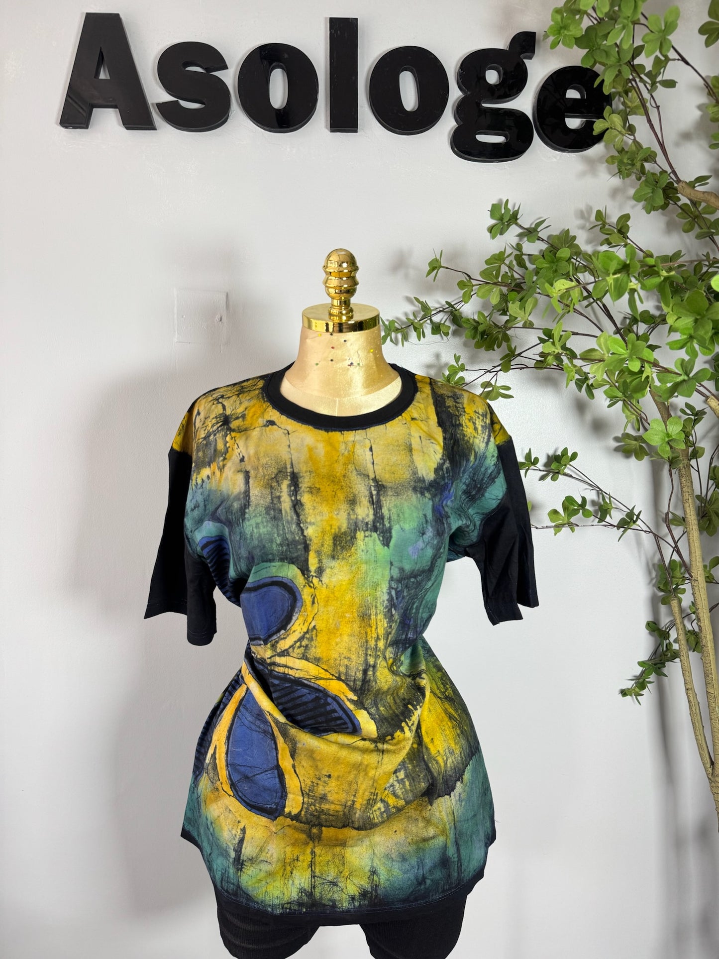 Mystic White Batik T-shirt